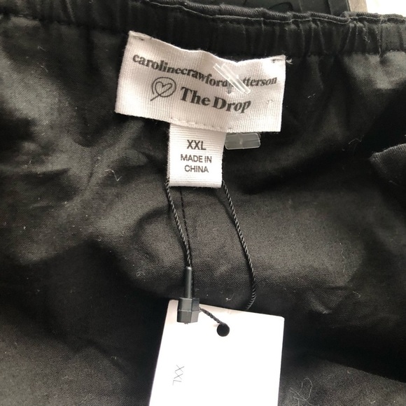 Carline Crawford Patterson The Drop Dress Black XXL - Picture 3 of 7